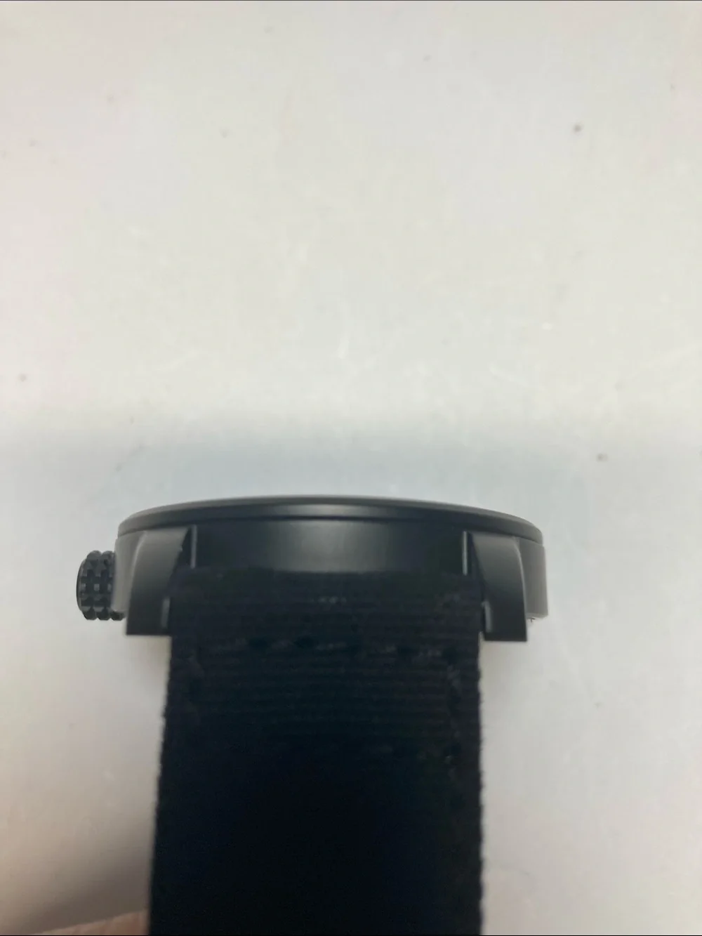 Citizen E101-S064783, eco drive, Blacked out Dial, Black Barton Canvas Strap